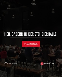 Bergmann Stehbierhalle Heiligabend